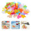 100Pcs Assorted Color Bear Shaped Buttons Plastic for Sewing DIY Clothing and Craft Projects 1
