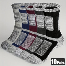 Chaussettes pour hommes assorties, antidérapantes et absorbantes