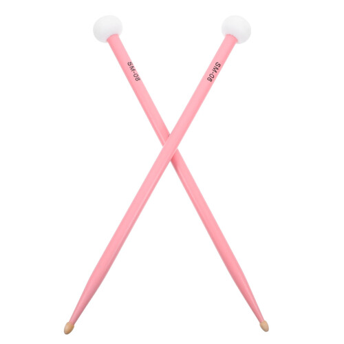 Wood Drumsticks with Felt Heads 1 Pair