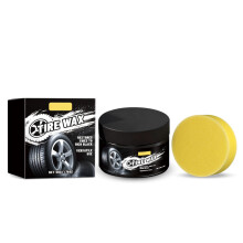 Car cleaning kit for tire gloss and wheel hub care