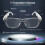 Språköversättare med blått ljusfilter och 1