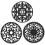 Silikon-Topflappen, schwarz, rutschfest, 3er-Pack 1