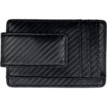 Clip RFID Front Pocket Wallet Men Leather Slim Minimalist Wallet