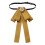 Pre-Tied Bow Tie for Women Solid Color Lightweight 7.4 x 1