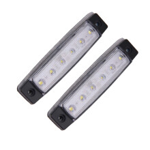 unbranded 2 Pcs Side Truck Indicators LED Lights Small Lamp Taillights White