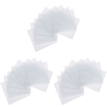 30Stk Haftetikettenhalter Weiß PVC Widerstandsfähig Für Parkausweise