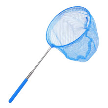 Retractable Children's Fishing Net and Insect Net Folding Bucket for Outdoor Supplies Blue