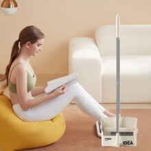 Foldable Dustpan & Broom Set with Dual Scraper, Non-Stick Hair Removal, Vertical Storage – Compatible with Topliu