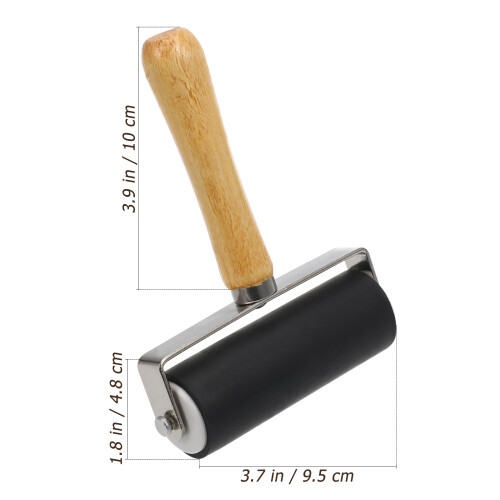 Kleine Inktroller Van Rubber Zwart 2 Stuks 1