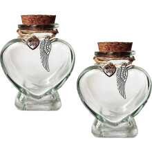 Pet Memorial Bottle for Hair Keepsake, Cat Dog Fur Urn