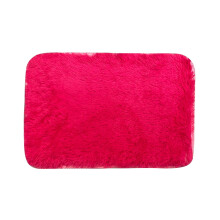 Small 16"x24" Non-Slip Fluffy Throw Rug for Bedroom, Entryway, Nursery – Hot Pink, Home Decor Aesthetic