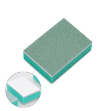 Nail Art Mini Green and White Polishing Block Stationery Polishing //