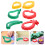 Plastic dough molds set multi-colored 12 pcs 1
