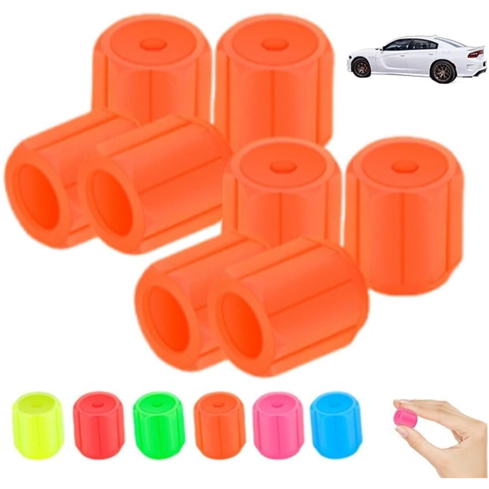 Waterproof Glow-In- Tire Valve Caps (4 Pcs), Universal For Car, Truck, Suv, Motorcycle, Bike Â Compatible With Standard Valves Dark 9377112544199