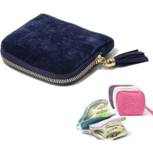 Jewelry Organizer Case with Zipper and Tassel for Earrings