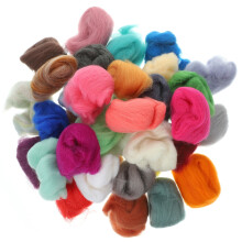 DIY Needle Felting Starter Kit Roving Fibre Wool 1 Set