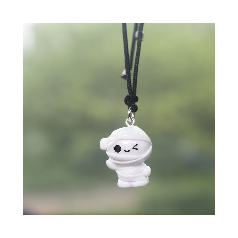 Mummy Car Charm Â Resin Hanging Ornament For Rearview Mirror, Car Interior Decor, Halloween Gift For Men & Women 9027700542051