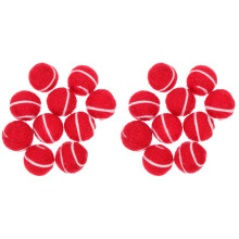 20Stk Kleine Rote Wollfilz Kugeln Ideal Für Dekorative DIY Basteleien