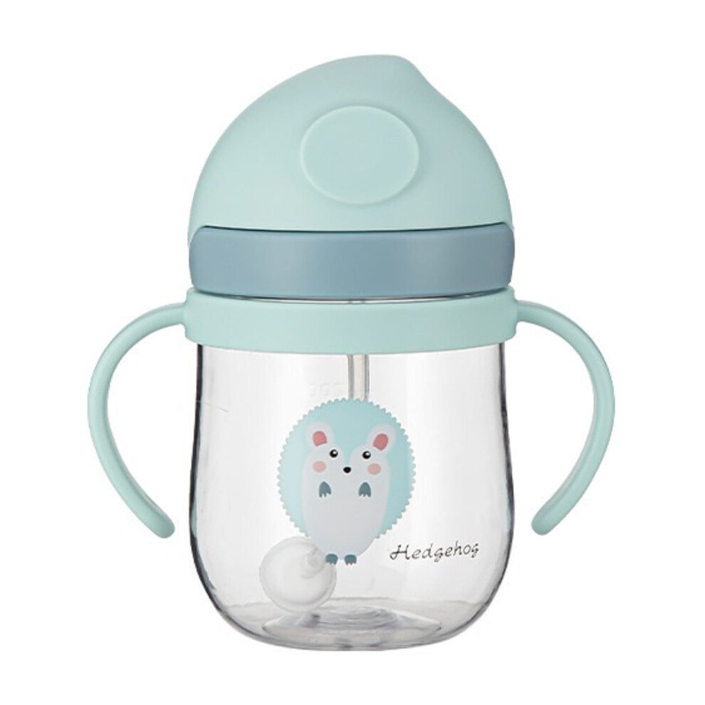 Glass Water Bottles Baby Sippy Cup with Weighted Spill Proof Toddlers Cup with Handle Glass Bottles Juice Bottles
