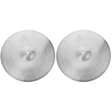 2Stk Leise Drums Becken Alloy Percussion Zubehör Für Schlagzeug Set