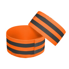 Reflective Flexible Leg Bands Waterproofed Safety Ankle Clip Strong Holds for Cycling Evening Workout