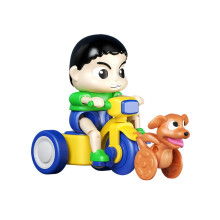 Kids Pull Back Tricycle Toy with Detachable Dog 3-5 Years