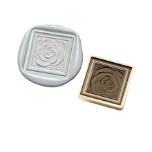 Flower Wax Stamp Head Replacement Flower Wax Seal Stamp Head for Wedding Invitation, Valentines Card
