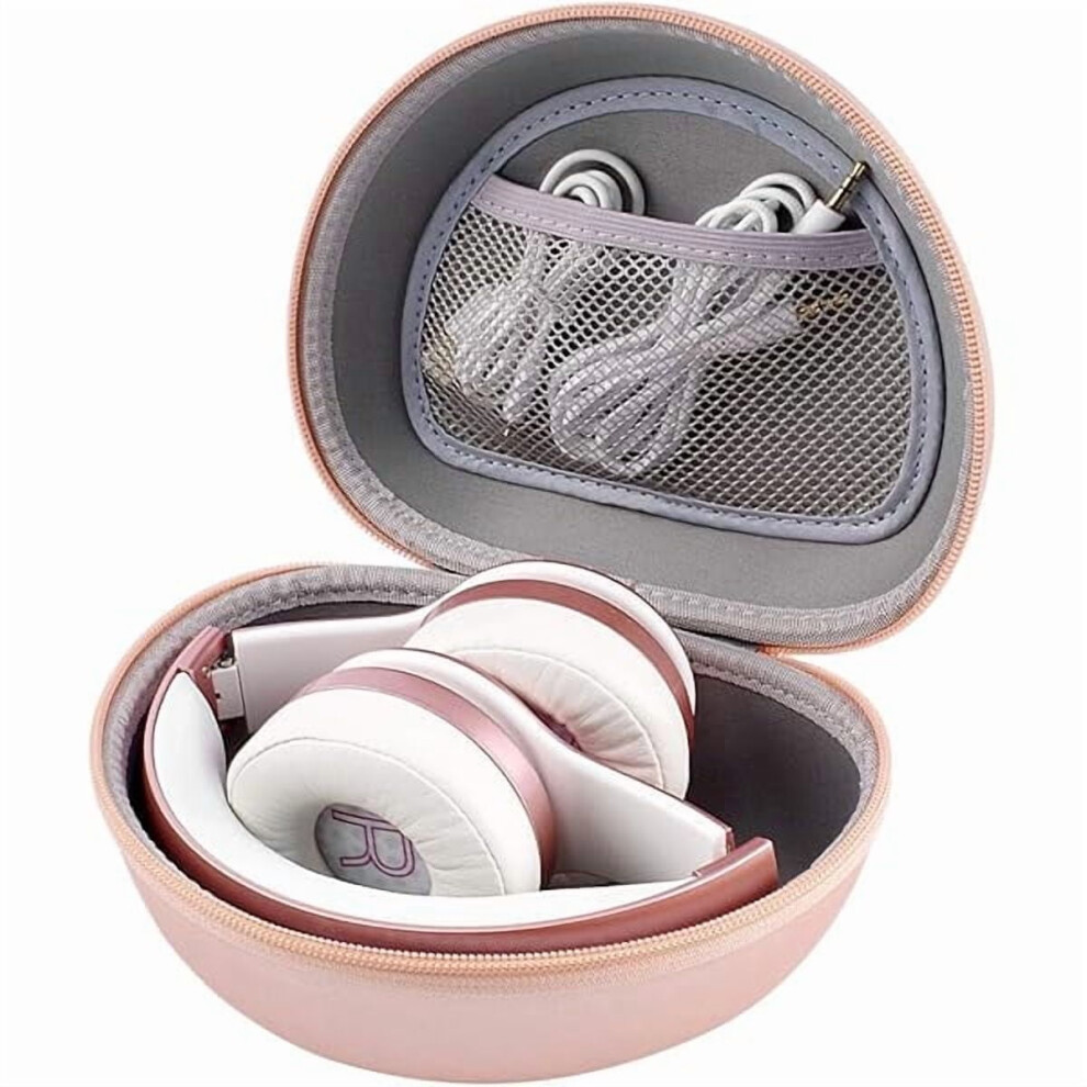 Headphone Case Compatible With Beats Solo 4, Studio Pro, Solo3, Studio3, Tozo Ht2 & Glynzak Â Extra Large, Foldable, Rose Gold 9377112540962