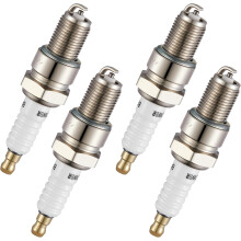 Spark Plugs BPR6ES Compatible with BMW 2002/2002tii, Honda Civic, Mitsubishi Galant/Eclipse, Saab 99/900, VW Rabbit/Quantum, Volvo 242/244/740 – Set