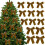 Velvet Christmas Tree Bow Decoration Brown 12pc 1