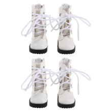 2Paare Mini Doll Boots Aus Stoff Bjd Puppenzubehör Für Kreative Szenen