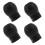4Pcs PVC Earbud Replacement for Stethoscope Black Ear Pieces 7