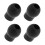 4Pcs PVC Earbud Replacement for Stethoscope Black Ear Pieces 8