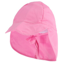 1Stk Pinker Kinder Sonnenhut Anti-Uv Polyester Weitkrempiger Hut
