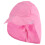 1Stk Pinker Kinder Sonnenhut Anti-Uv Polyester Weitkrempiger Hut 1
