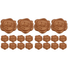 40Stk Wachssiegel Aufkleber Selbstklebend Golden Für & Einladung