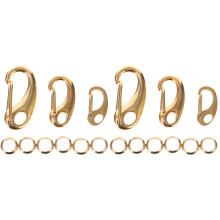 6Stk Gold Pet Tag Clip Vielseitig Für Halsband Schlüssel