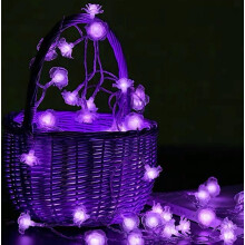 Flower String Lights, Fairy Light Battery Powered String Lights for Christmas Wedding Birthday Valentine Party Bedroom