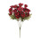 Artificial topiary trees yellow red 17 inch set of 2 1