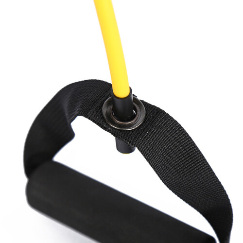 Pullzug Widerstandsgriffbänder Elastisches Fitnessgelb 1