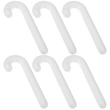 24Pcs Foam Xmas Tree Ornaments White DIY Festival Hanging Decors