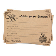Graduation Advice Cards 6x4 Inch 16 or 24 Pieces
