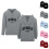 Boys Letter Print Pullover Zip-Up Hoodie with Pockets 1