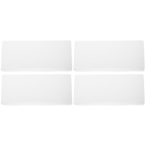 4Pcs White Mirror Finish Polishing Wax Stone Buffing Compound for Home