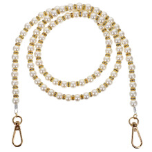 3Pcs DIY Pearl Bag Chain Stylish Handbag Strap Replacement Accessories