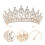 Goldene Braut Haarband Hochzeit Schmuck Accessoire 6