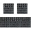 125Pcs Elegant Black Plastic Wedding Numbered Seating Signs 1