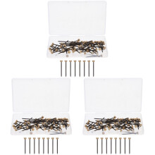 180Pcs Photo Hanging Hook Pins Black Wall Mounted Picture Hangers