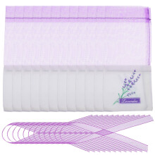 240Pcs Lavender Scented Drawstring Bags Purple Mesh Sachets for Gifts