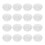 20Pcs Sleek Plastic Window Blind Bottom Rail Button Covers Dustproof 1